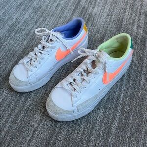 Nike platform blazers